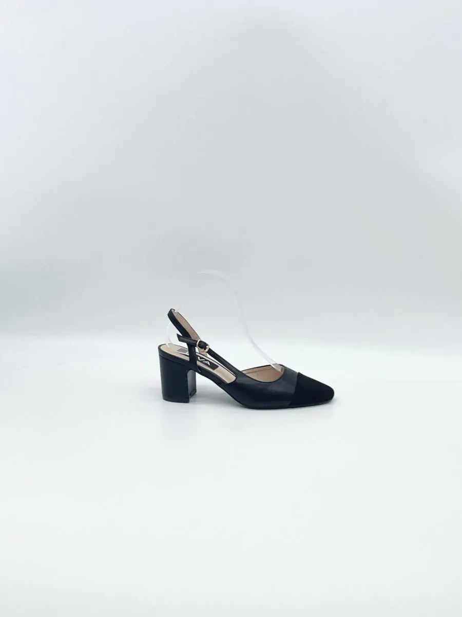 Ballerina punta colorata 4106|Colore:Nero