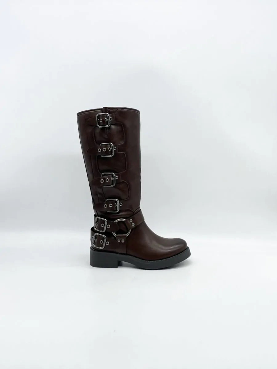 Buckle boots q1001