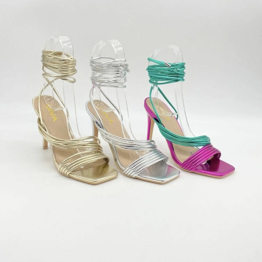 Sandali fascette lace up sa2023-14