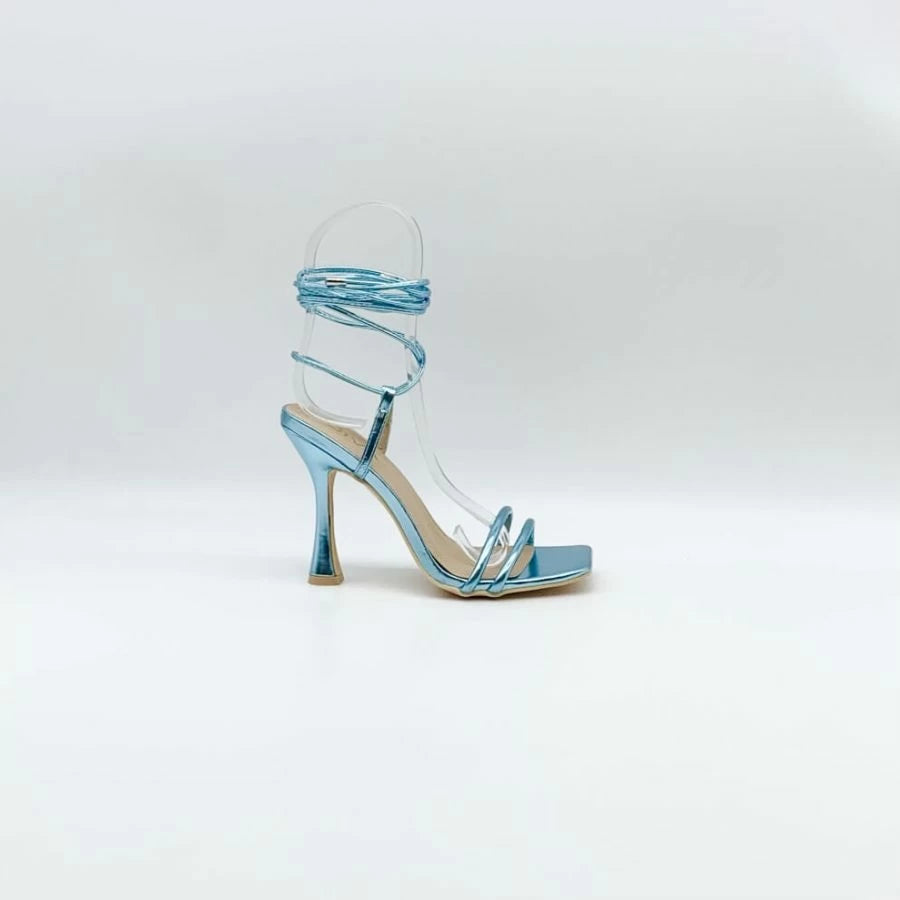 Sandali lace up sa2023-17|Colore:Celeste