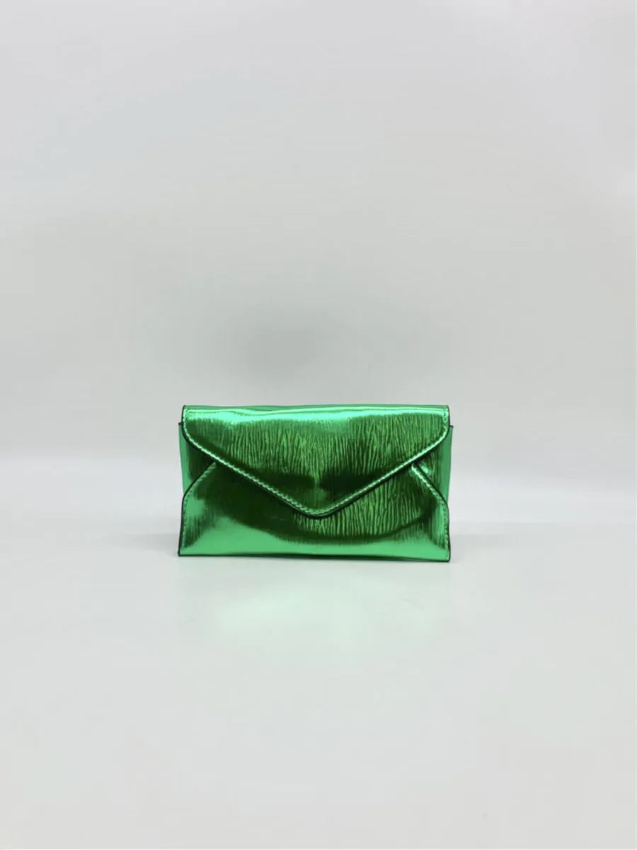 Pochette Effetto Metallizzato Ra1013|Colore:Verde