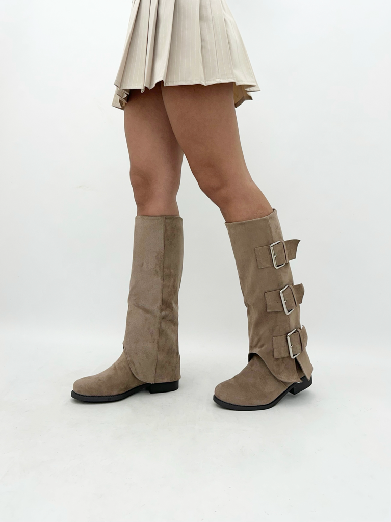 Stivali fibbie laterali ch2356