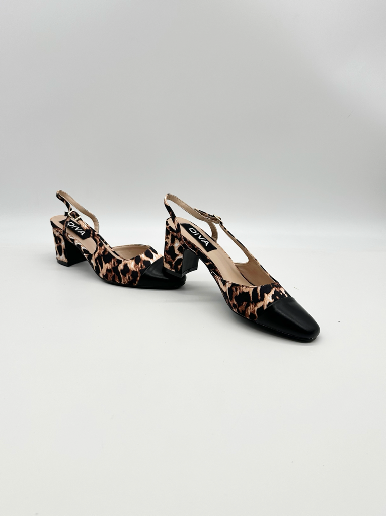 Ballerina punta colorata 4106|Colore:Leopardato
