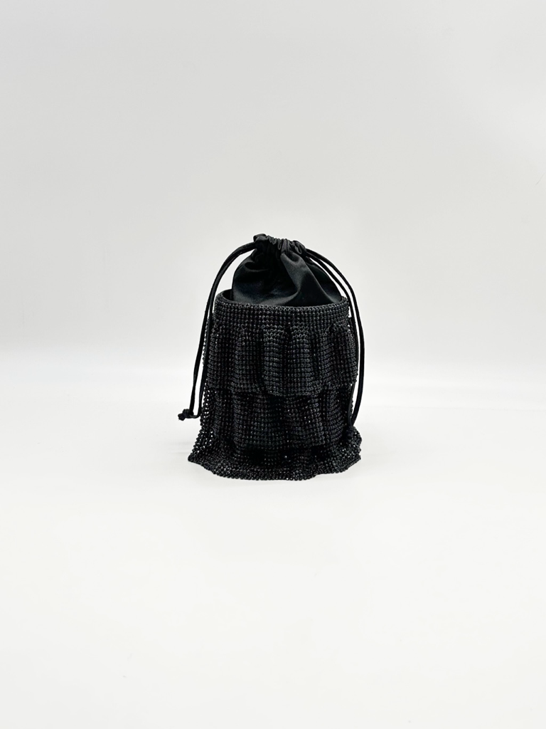 Borsa secchiello frange strass hsy-05
