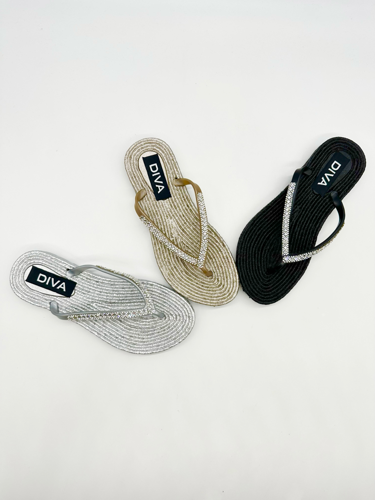 Rhinestone flip flop sandals tp4404