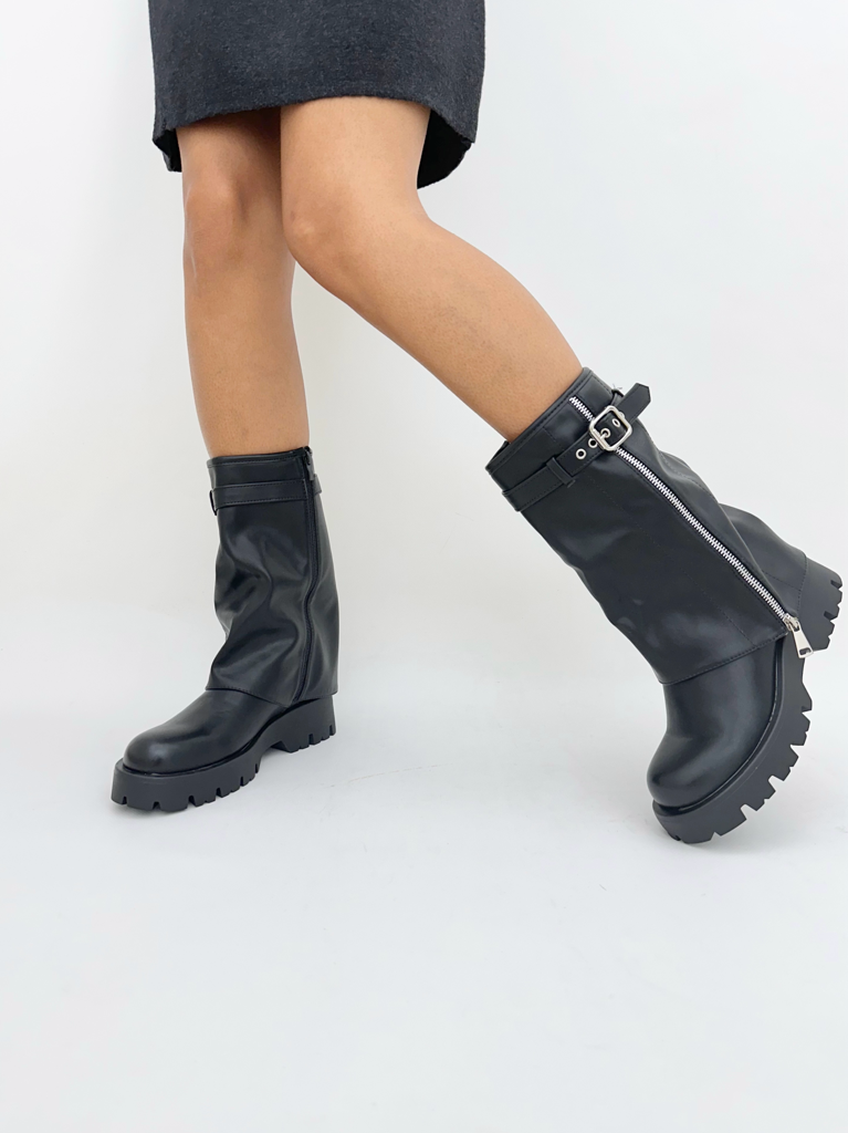 Stivali fibbie a9636