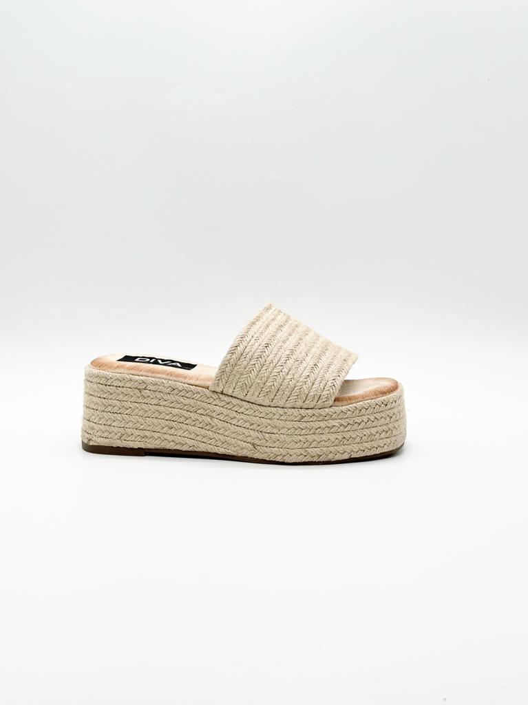 Wedge slippers jn-72