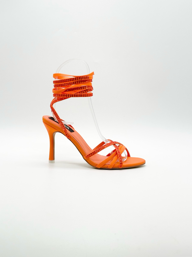 Sandali lace up bt2089|Colore:Arancione