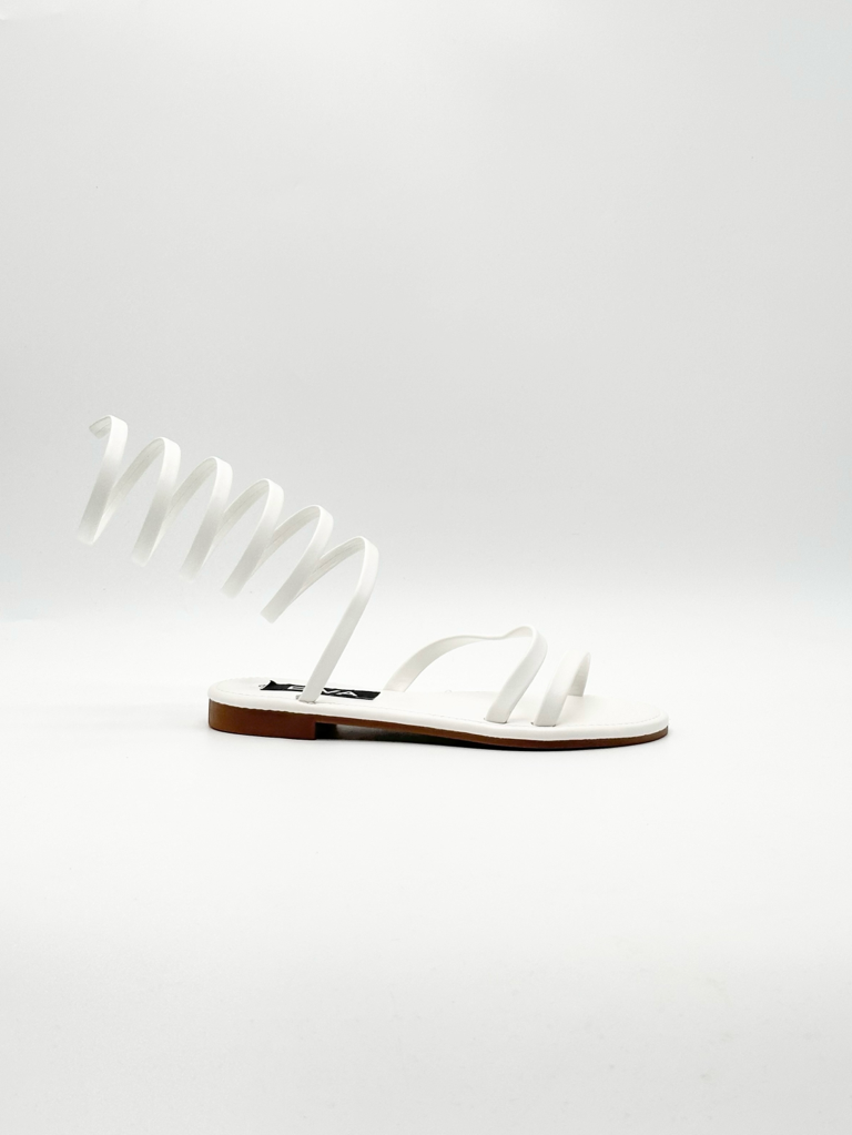 Sandali cavigliera W-412|Colore:Bianco