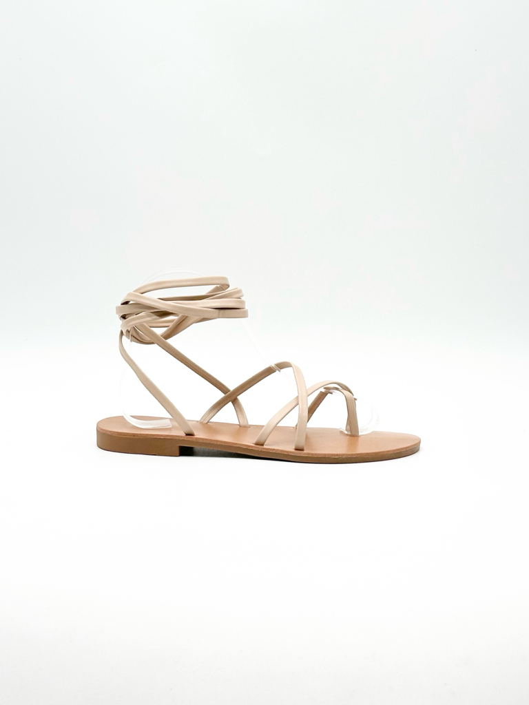 Peony diva collection lace up sandals