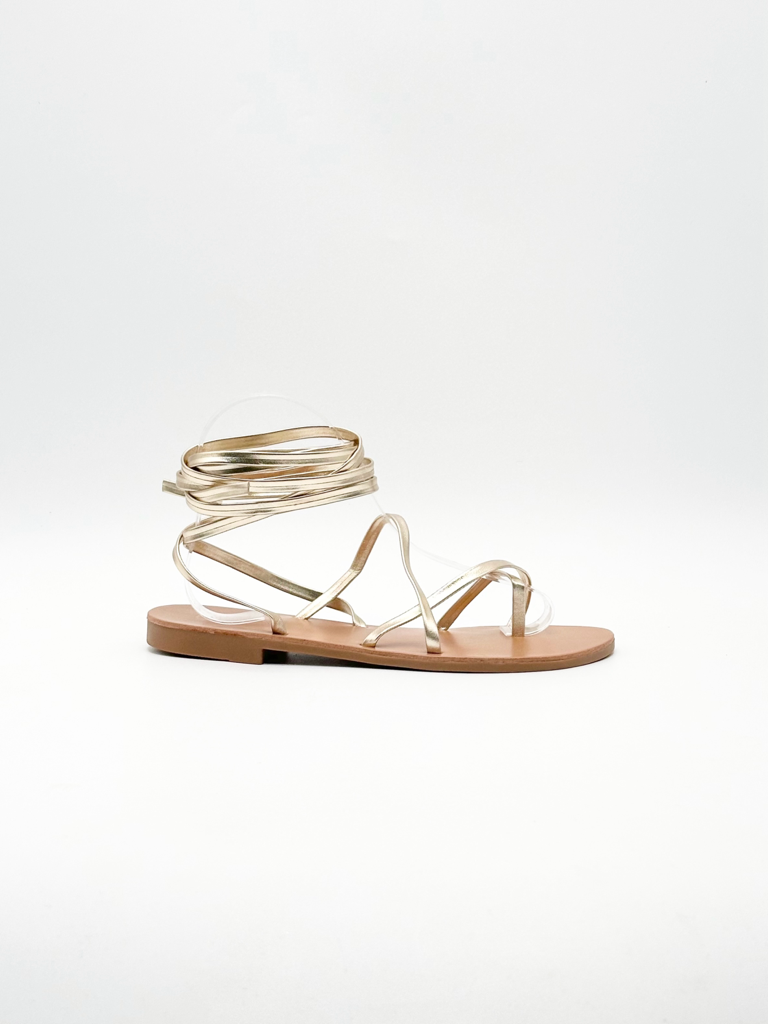 Peony diva collection lace up sandals