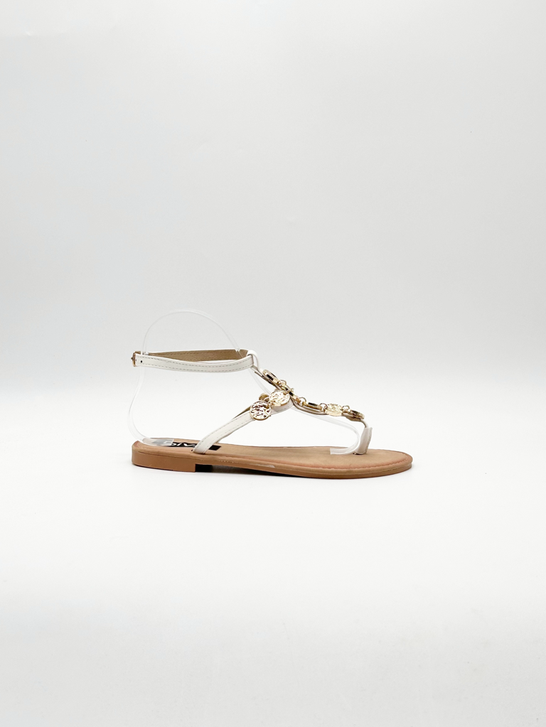 Sandali dettaglio oro ws006