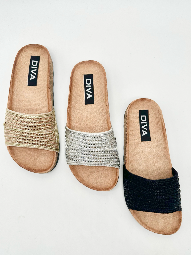 Glittery slippers mp4458