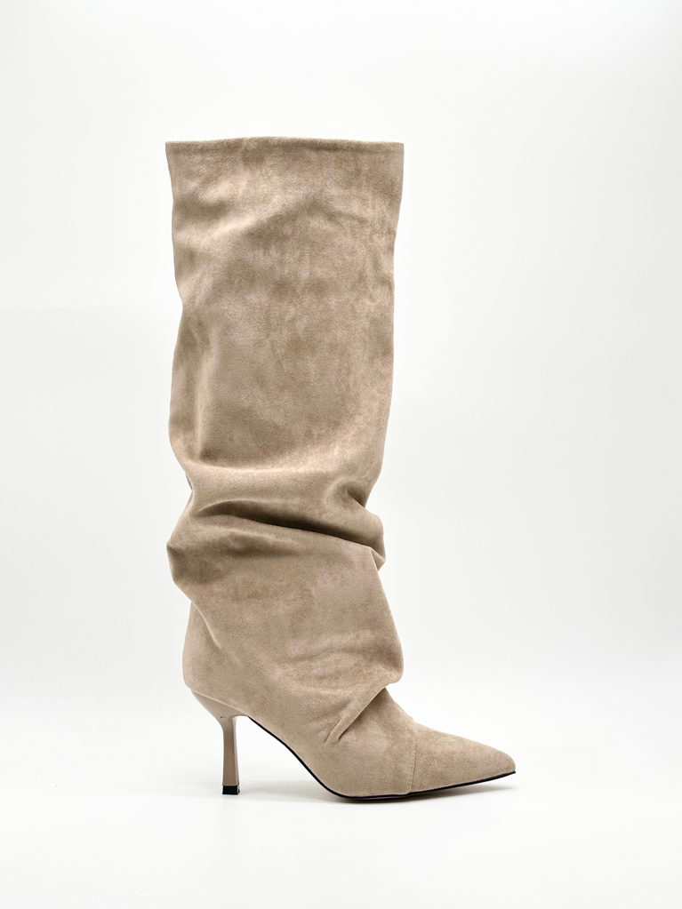 Stivali gambale arriccio c-365|Colore:Khaki