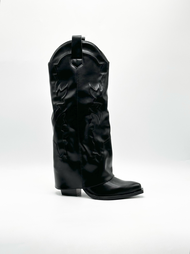 Camperos risvolto 7671a|Colore:Nero
