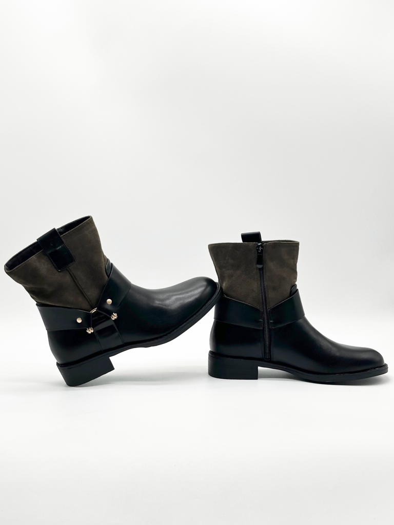 Stivaletti bicolor c-885