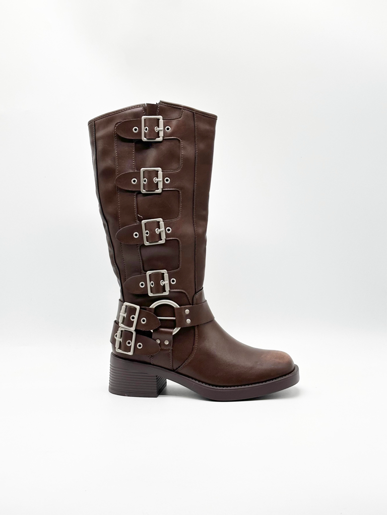 Stivali fibbie laterali KY188