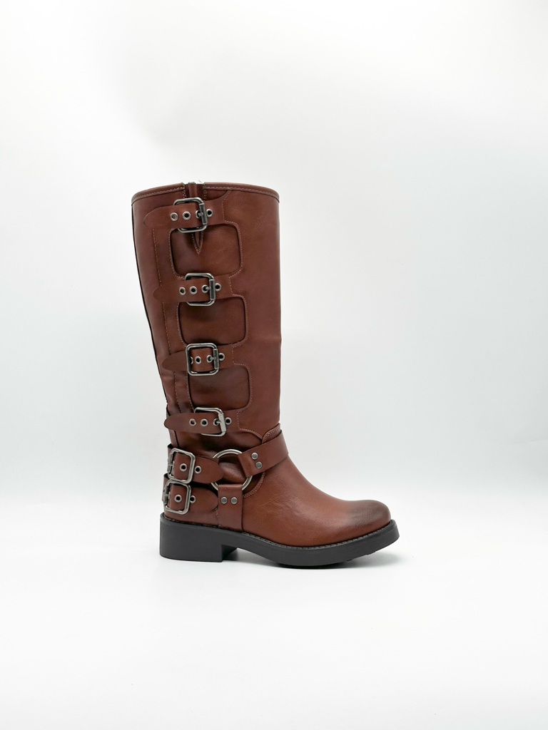 Buckle boots q1001
