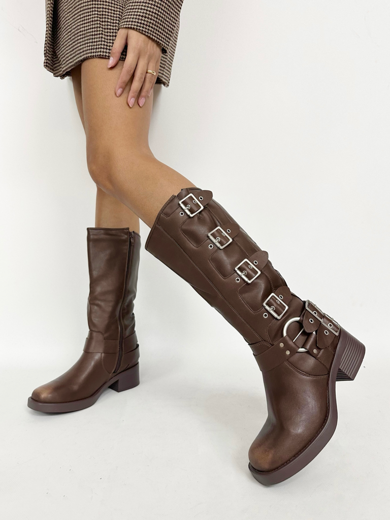 Stivali fibbie laterali KY188