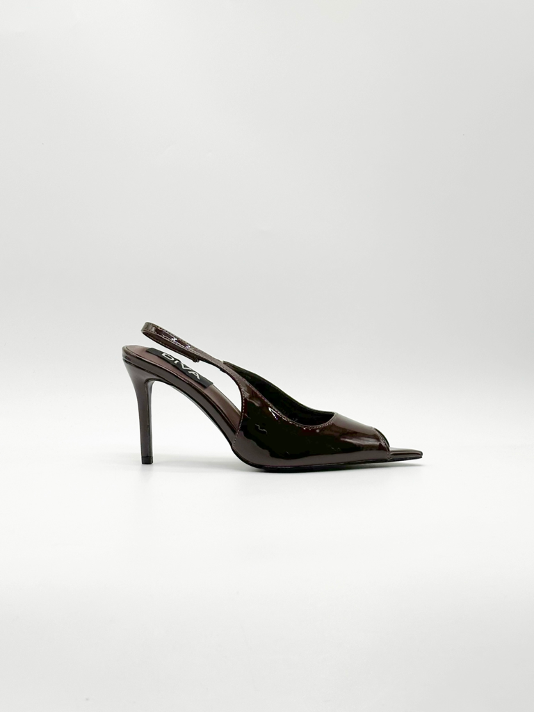 Decolletè spuntato slingback JMW1274-3|Colore:Marrone