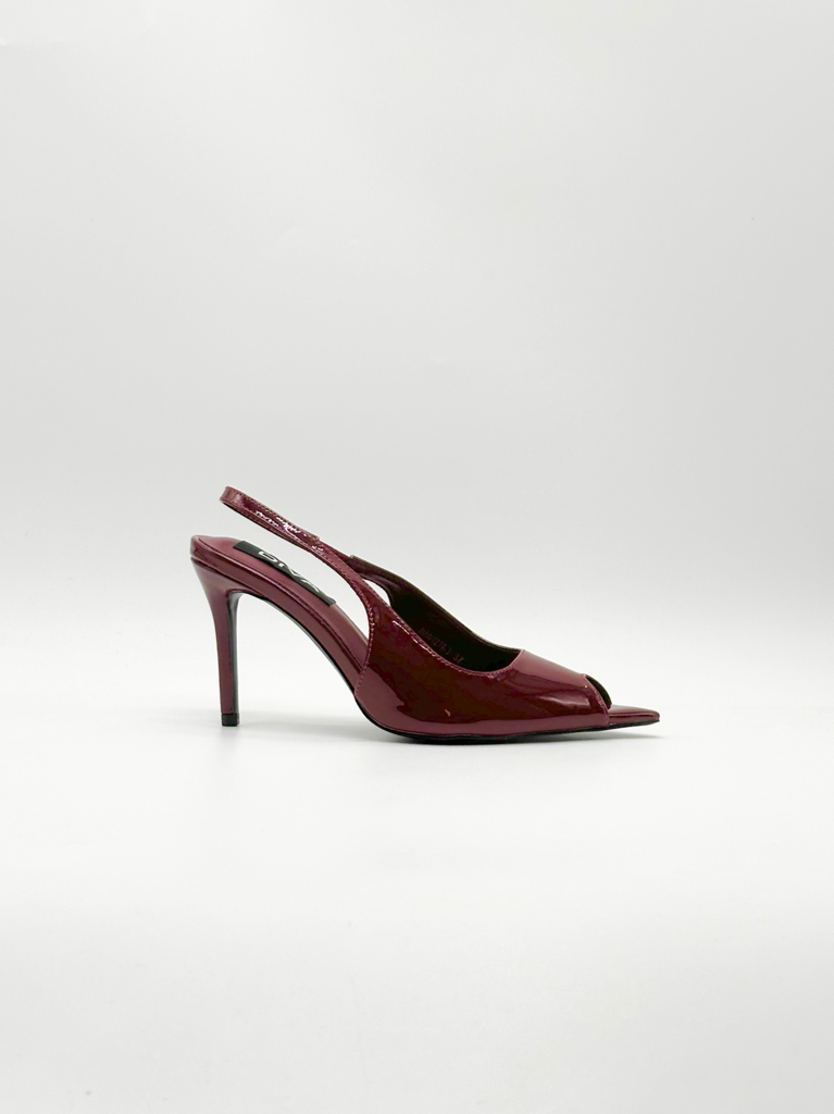 Decolletè spuntato slingback JMW1274-3|Colore:Rosso