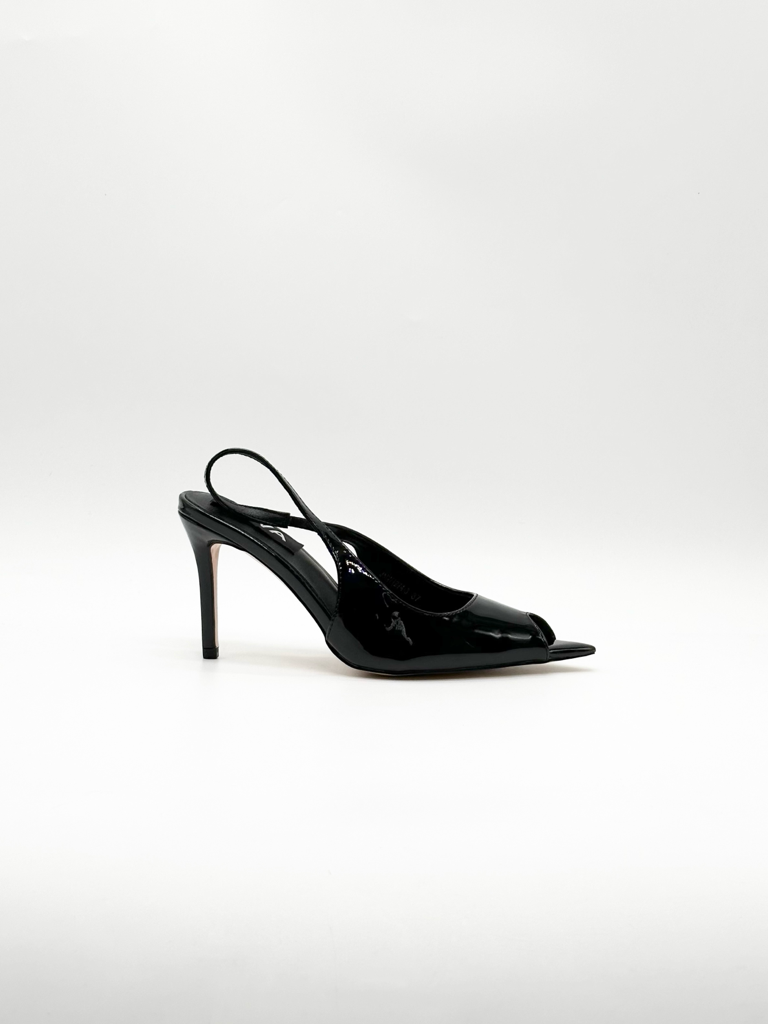 Decolletè spuntato slingback JMW1274-3|Colore:Nero