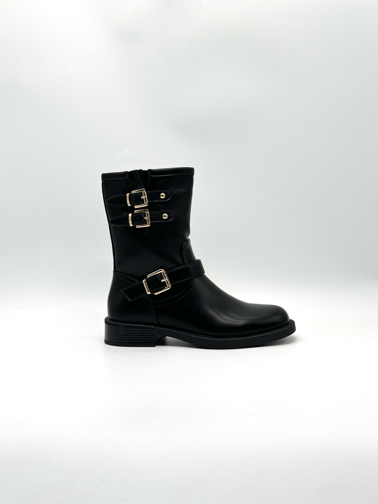 Ankle boots with buckles 7298