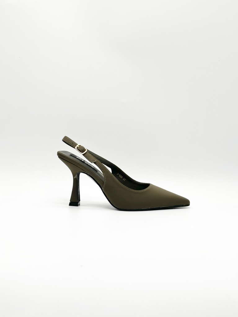 Decolletè slingback z-026|Colore:Verde
