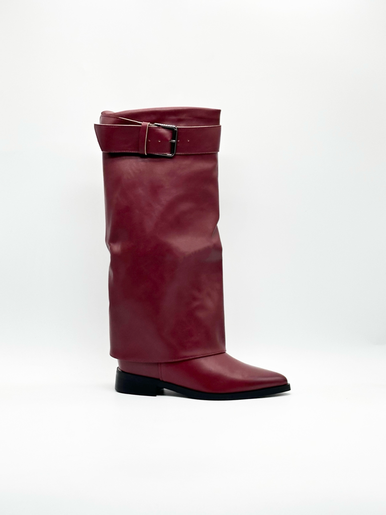 Stivali risvolto AC9A-X2711-12|Colore:Bordeaux