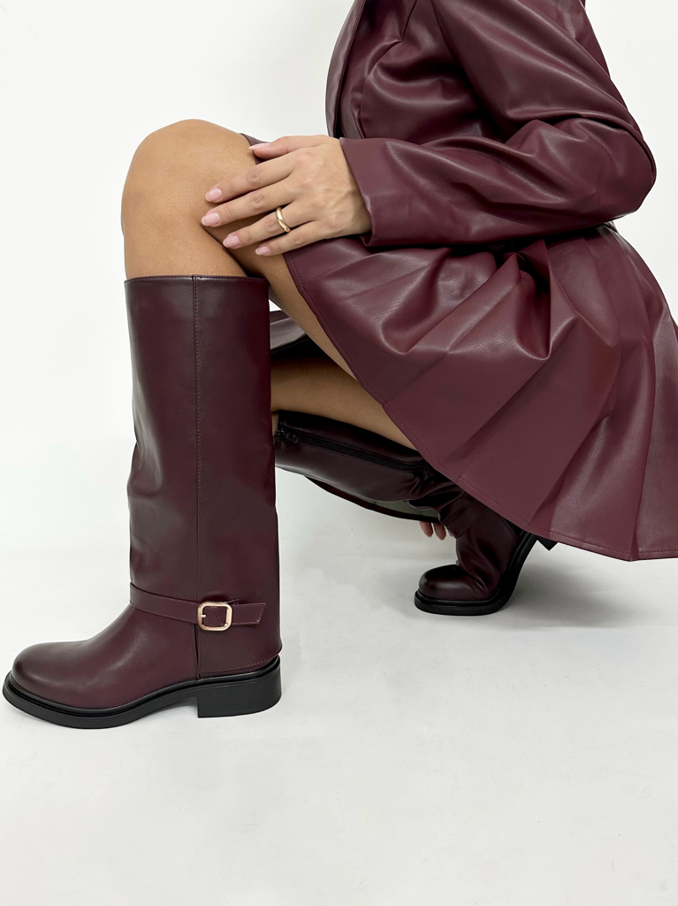 Stivali risvolto fibbia 5858