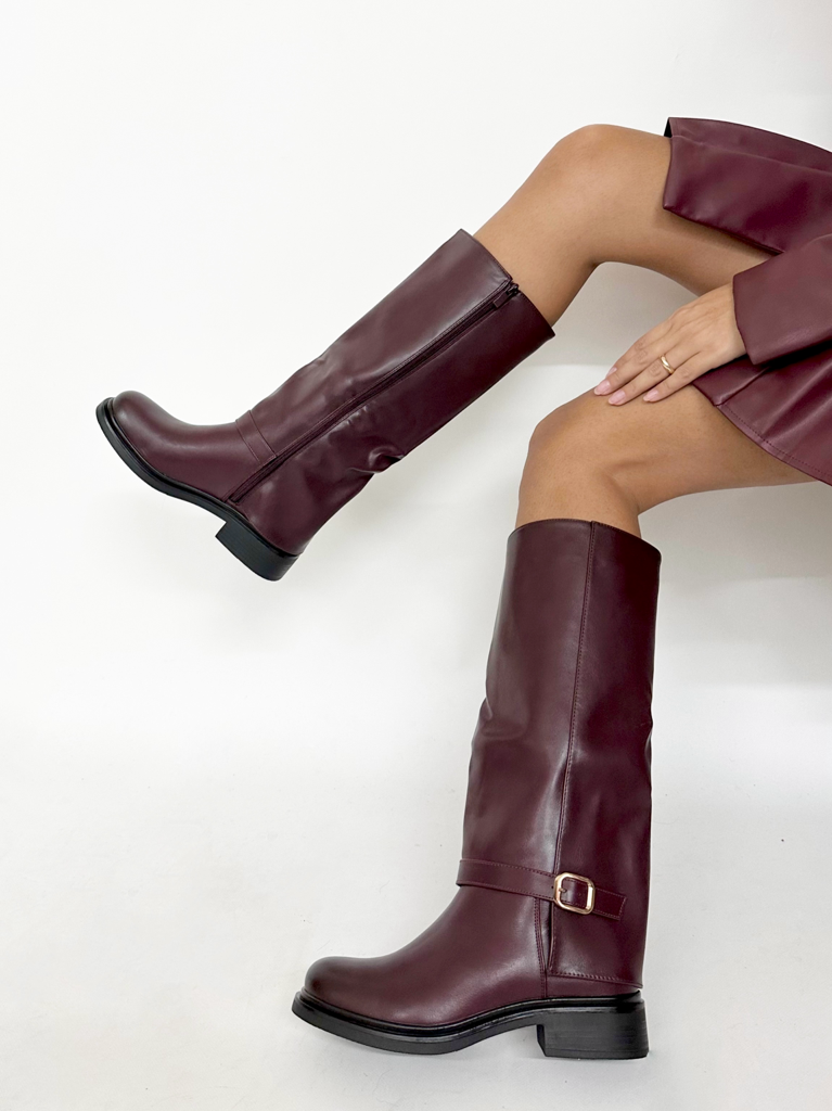 Stivali risvolto fibbia 5858