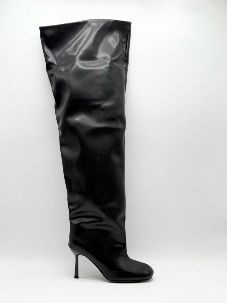 Stivali gambale alto k0161|Colore:Nero