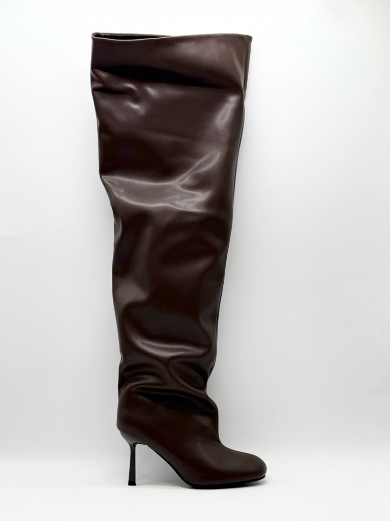 Stivali gambale alto k0161|Colore:Marrone
