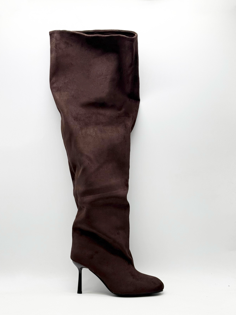 Stivali gambale alto k0160|Colore:Marrone