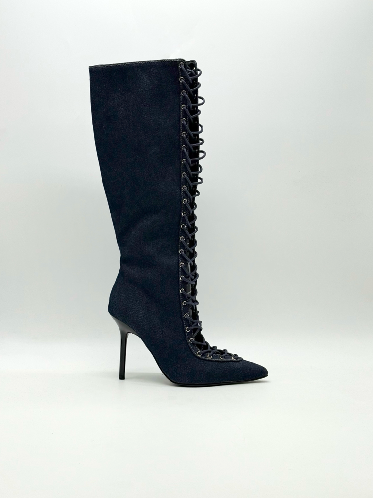 Stivali stringati k092