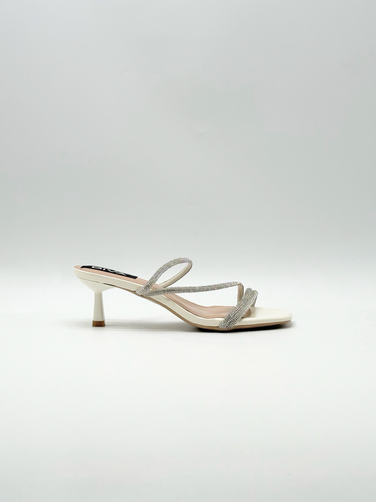 Sandali mules strass BOT16