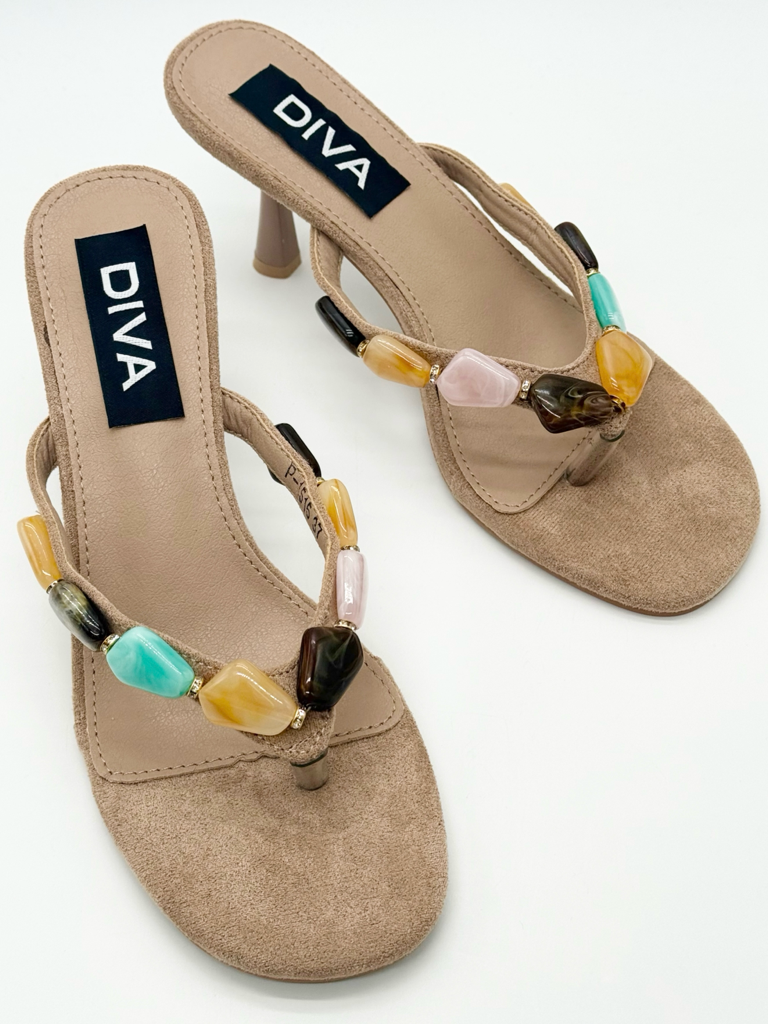 Sandali infradito pietre P-1515