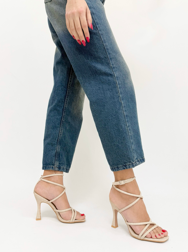 Sandali fascette intreccio H8-900