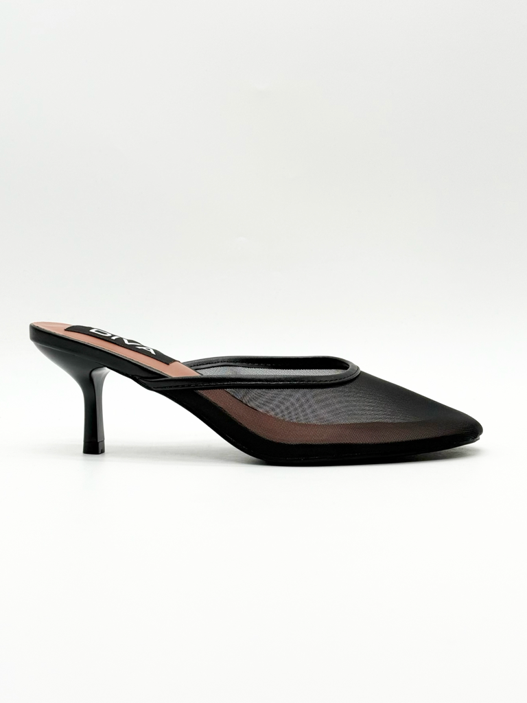 Mesh Stretch Decolleté Mules ln-81