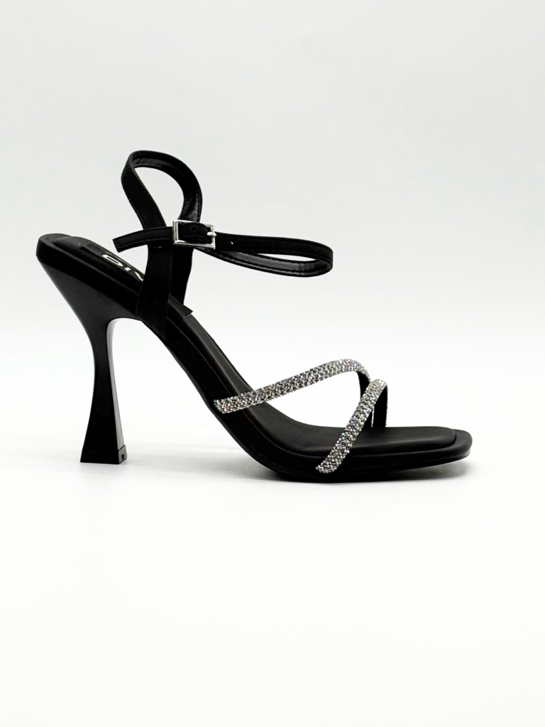 Sandali fascette strass 55-A56