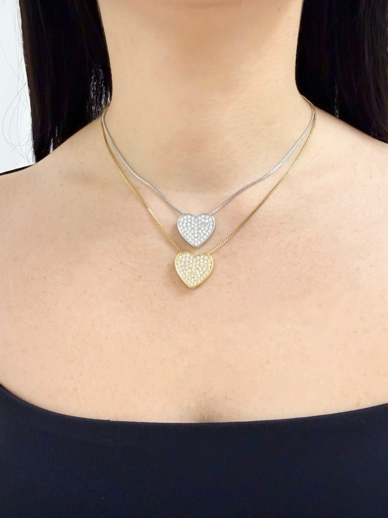 Collana cuore grande magic