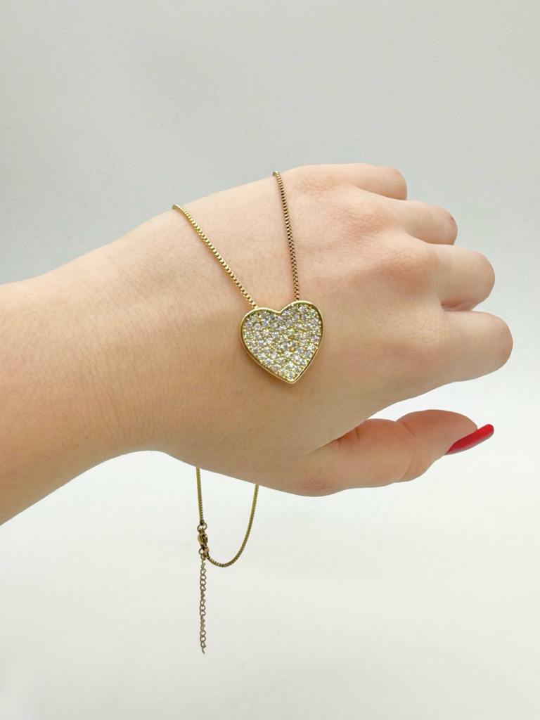 Collana cuore grande magic