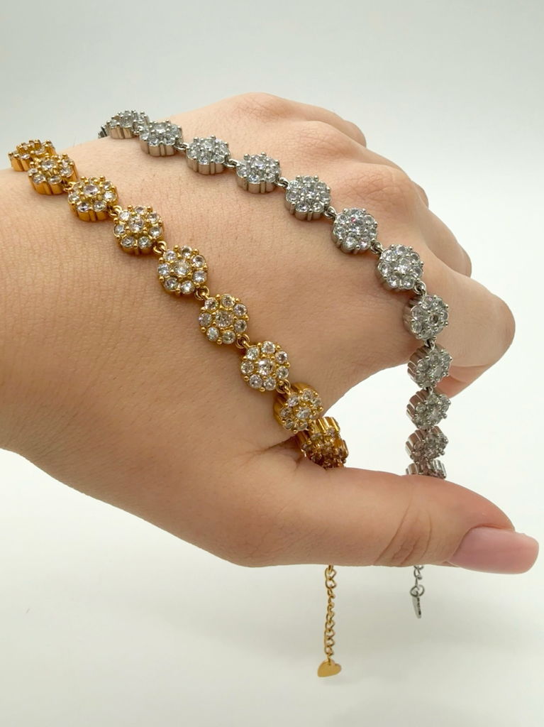 bracciale flower |Colore:Oro