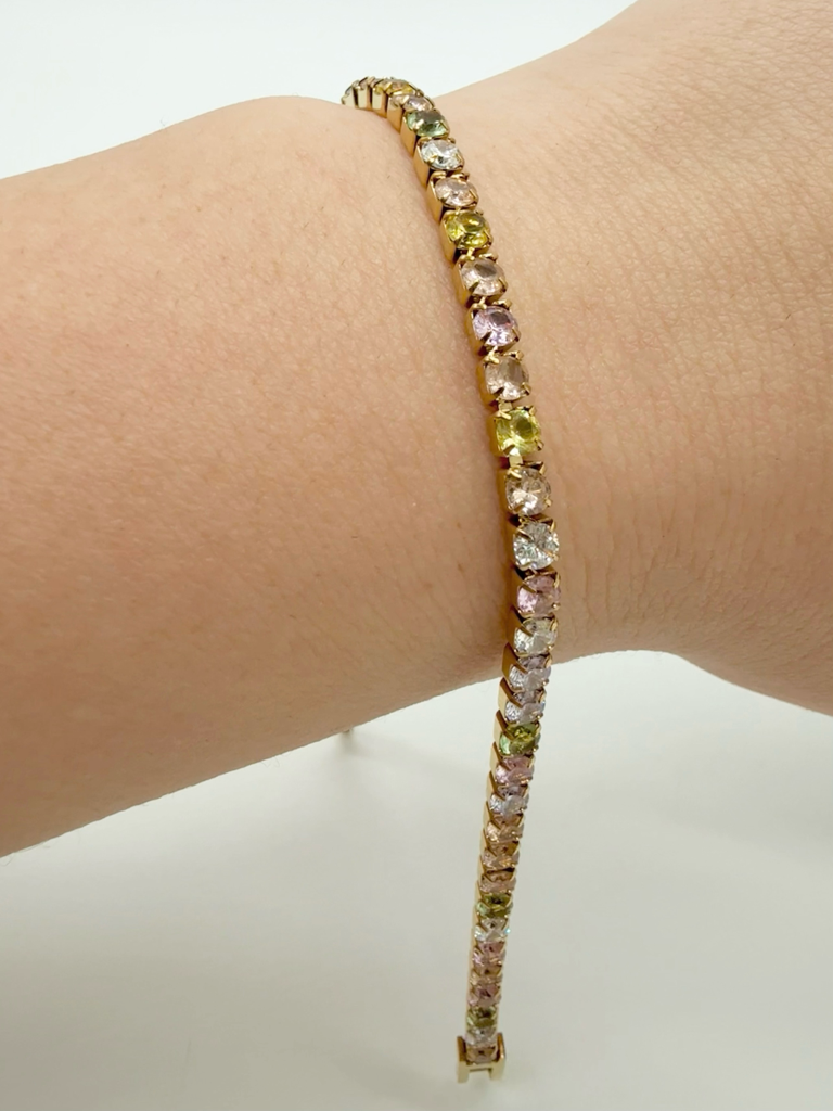 Bracciale pietre multicolor |Colore:Multicolore