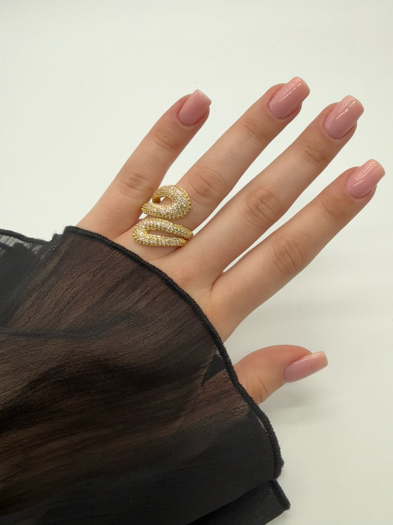 anello serpente |Colore:Oro