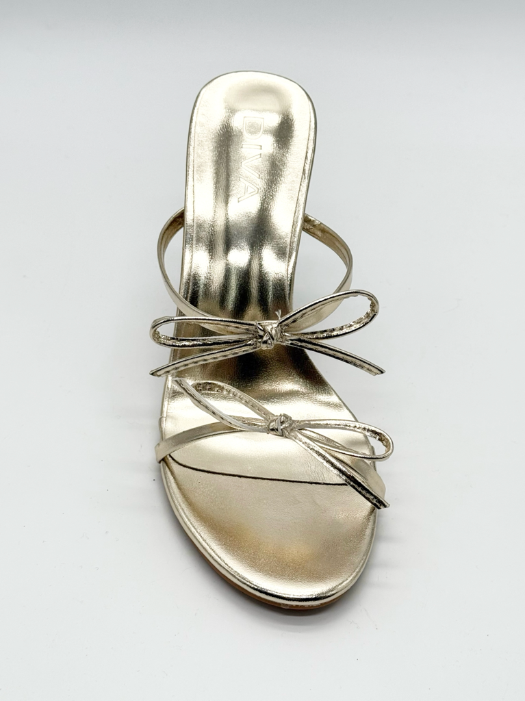 Sandali fiocco diva collection dame |Colore:Oro