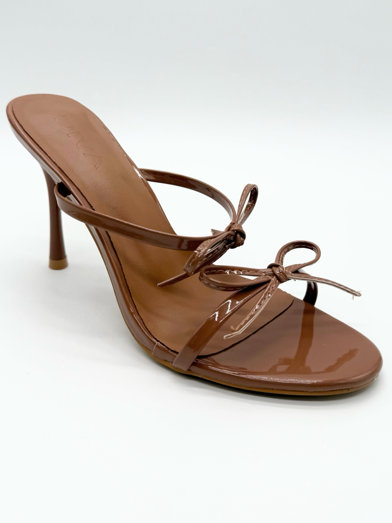 Sandali fiocco diva collection dame |Colore:Marrone