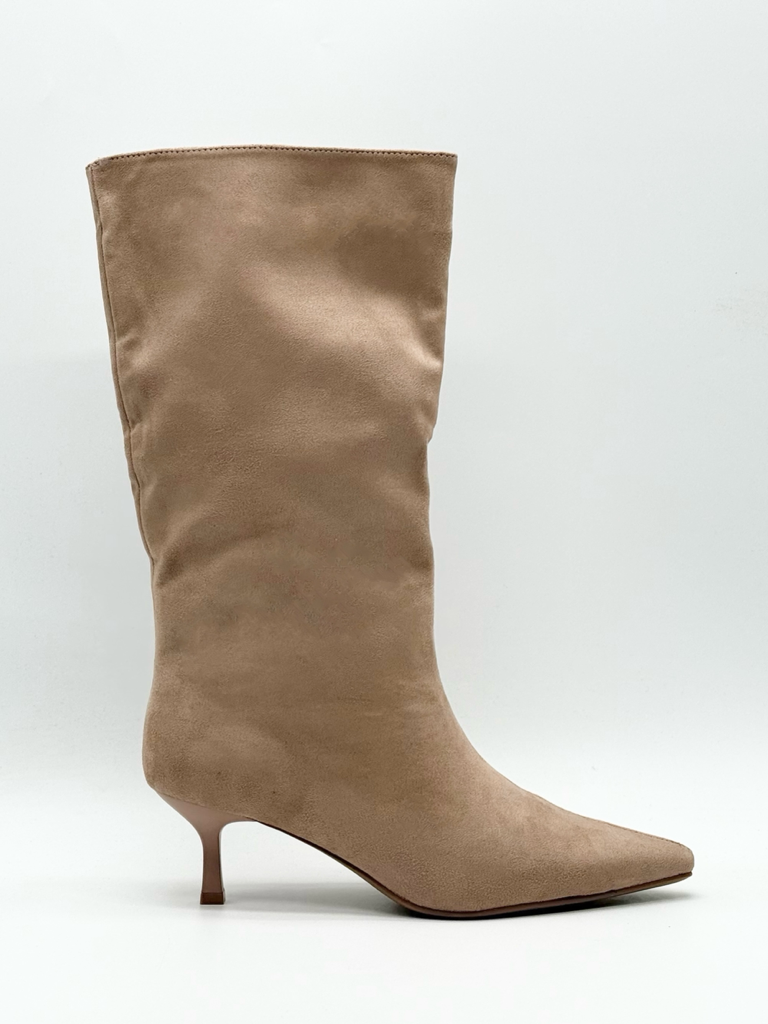 Stivali diva collection celine |Colore:Tortora