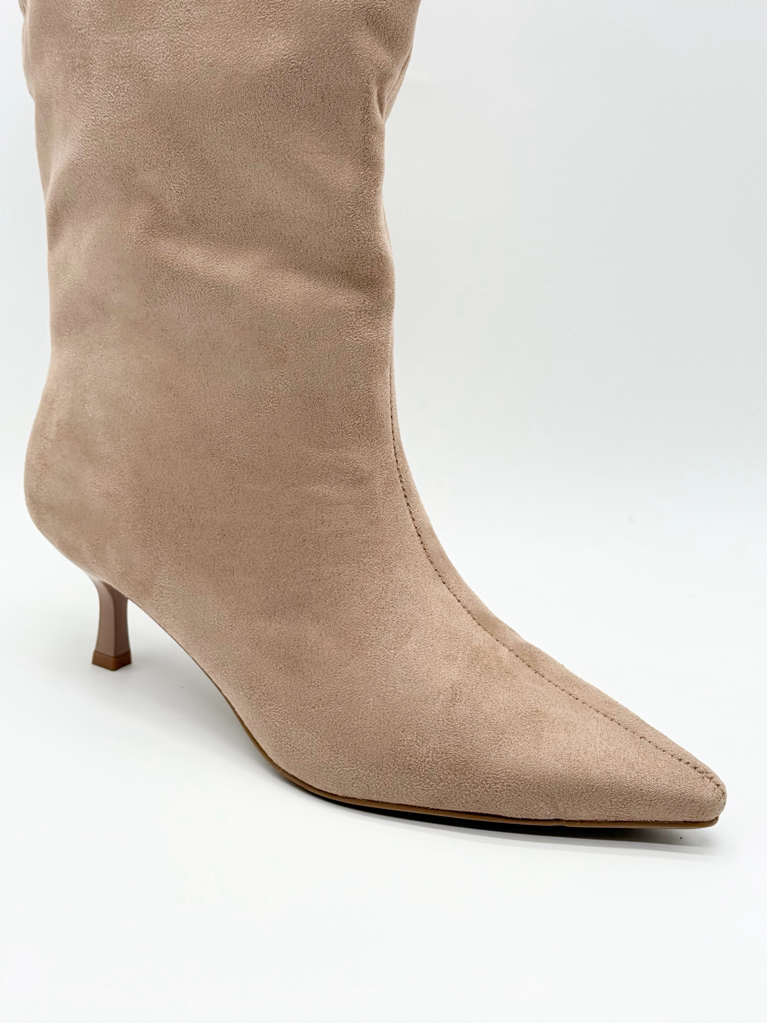 Stivali diva collection celine |Colore:Tortora