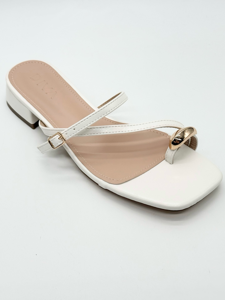 Sandali diva collection victoria |Colore:Bianco